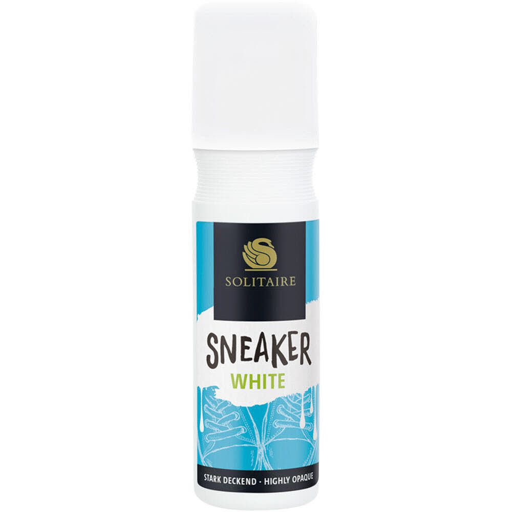 Solitaire Farbpflege Sneaker White Weiß