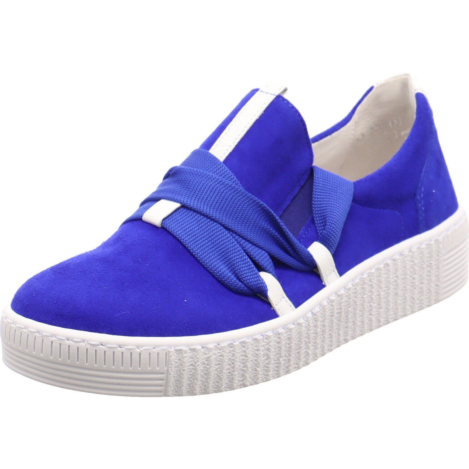 Gabor Sneaker low Blau/weiß für Damen