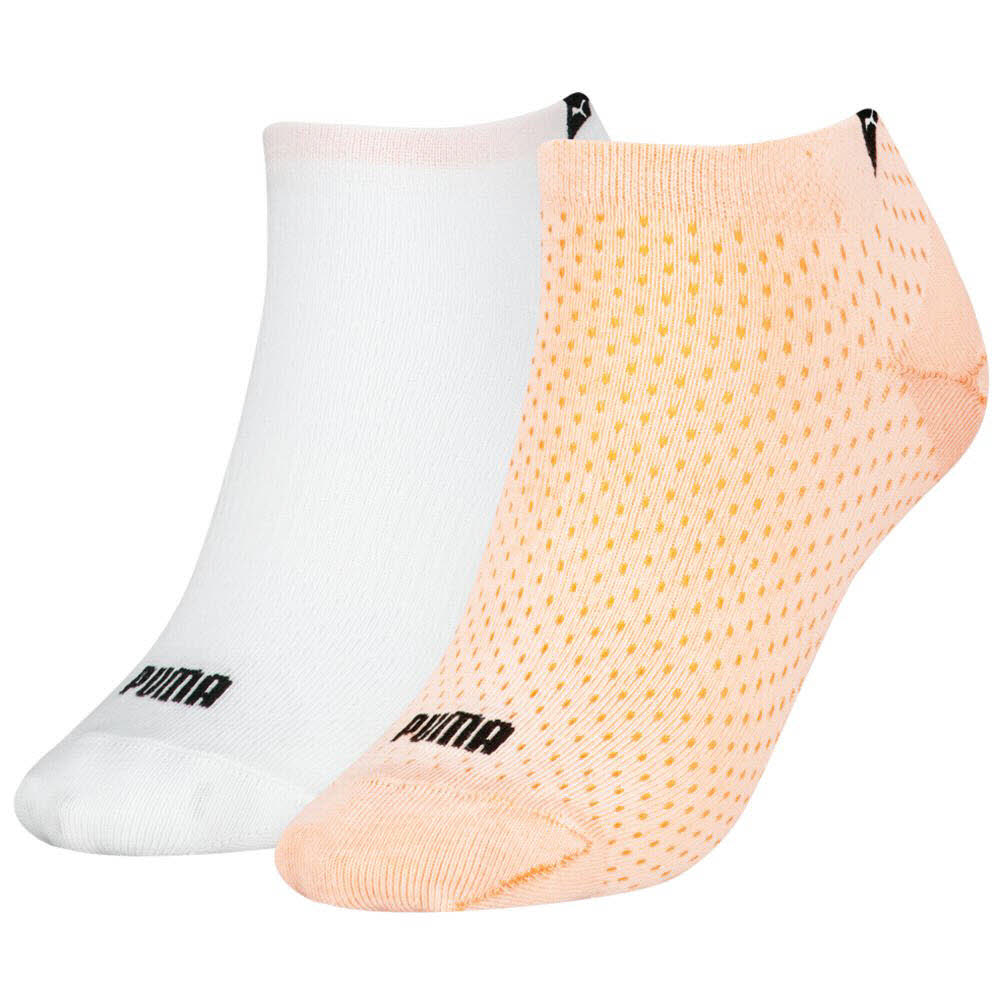 Puma Socken Mesh Sneaker Orange / weiß für Damen