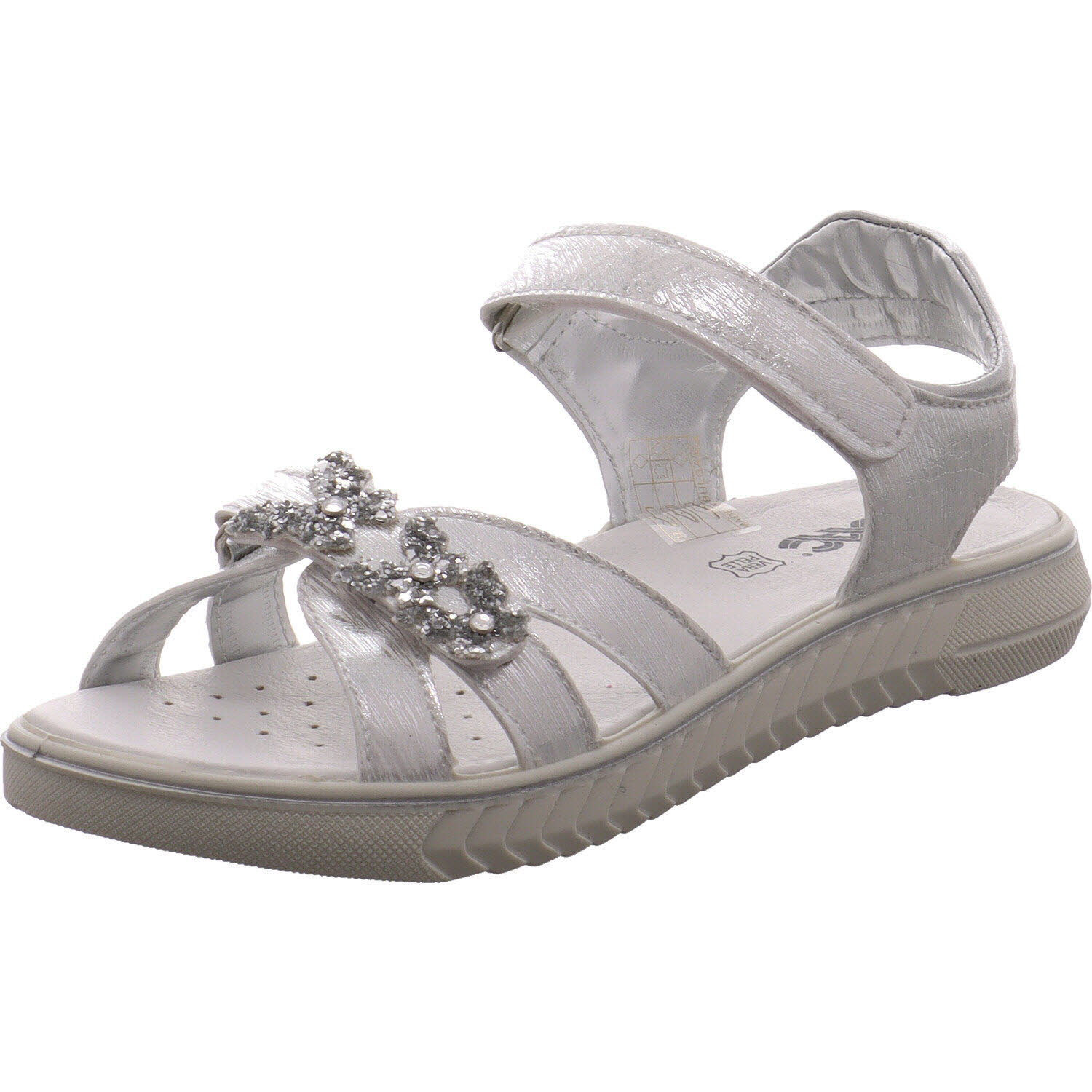 Imac Sandale Silber grau für Mädchen