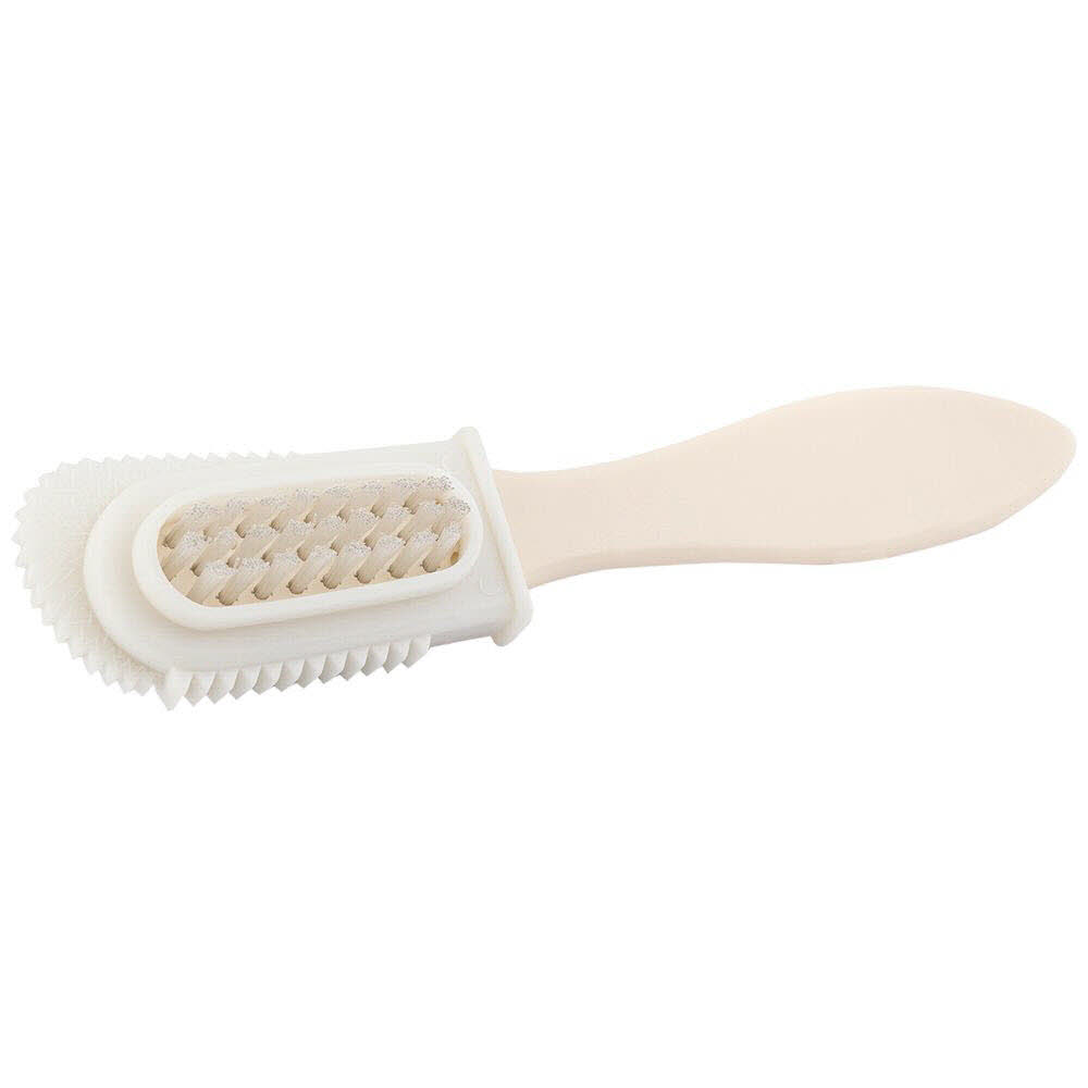 Solitaire Rauleder-Bürste Combi Brush Nylon Weiß für Damen