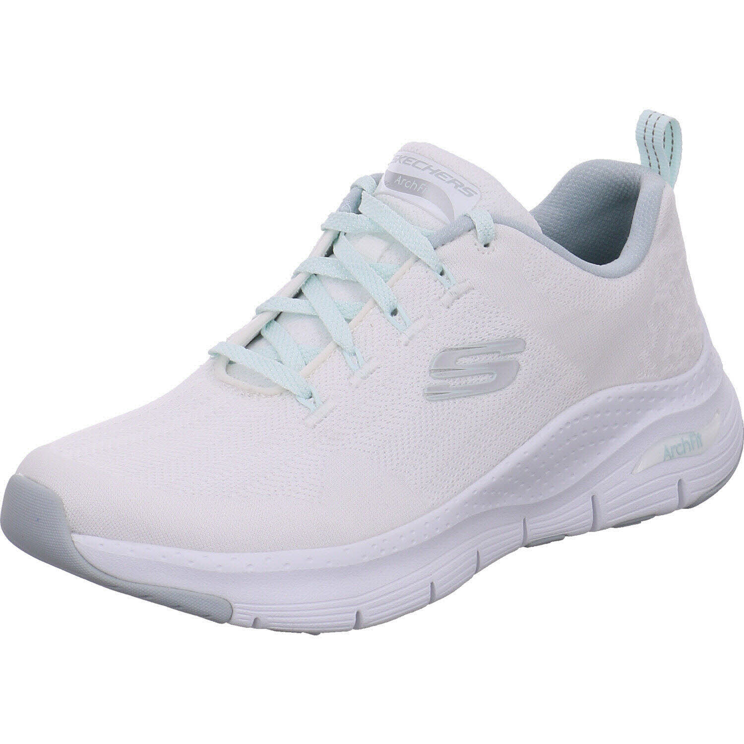 Skechers Sneaker low Arch  Fit - Comfy Wave Weiß/mint für Damen