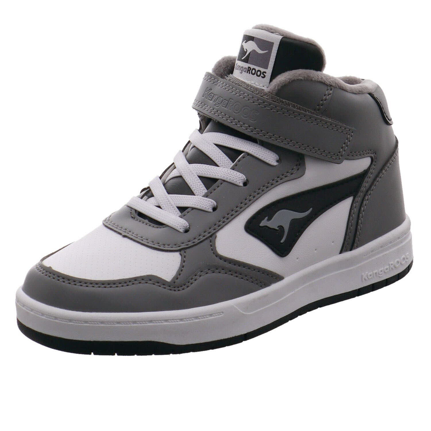 Kangaroos Sneaker high K-CP Jumbo EV Grau/weiß/schwarz für Jungen