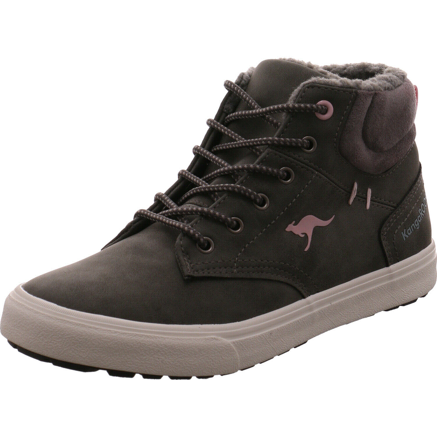 Kangaroos Sneaker high KAVU X Grau/rosa für Mädchen