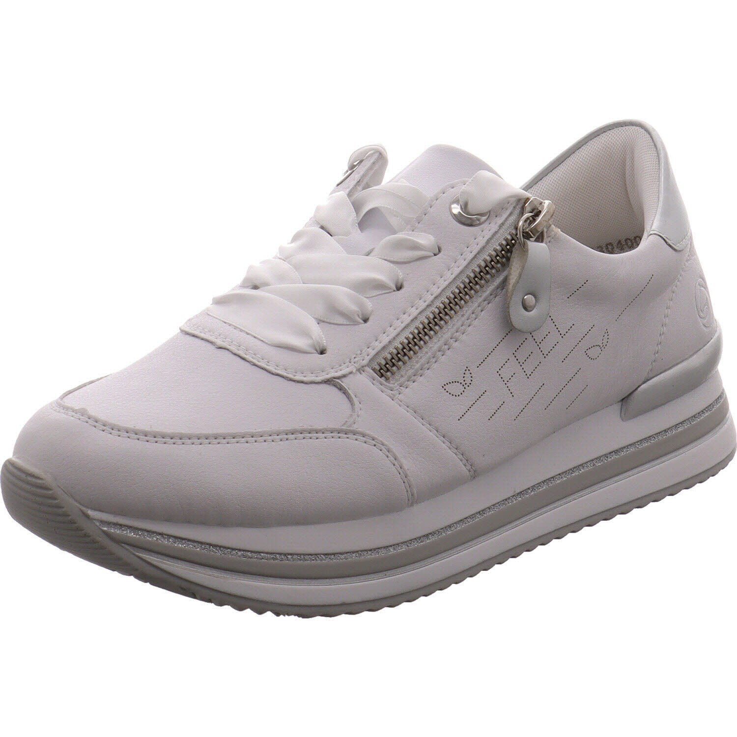 Remonte Sneaker low Weiß/silber für Damen