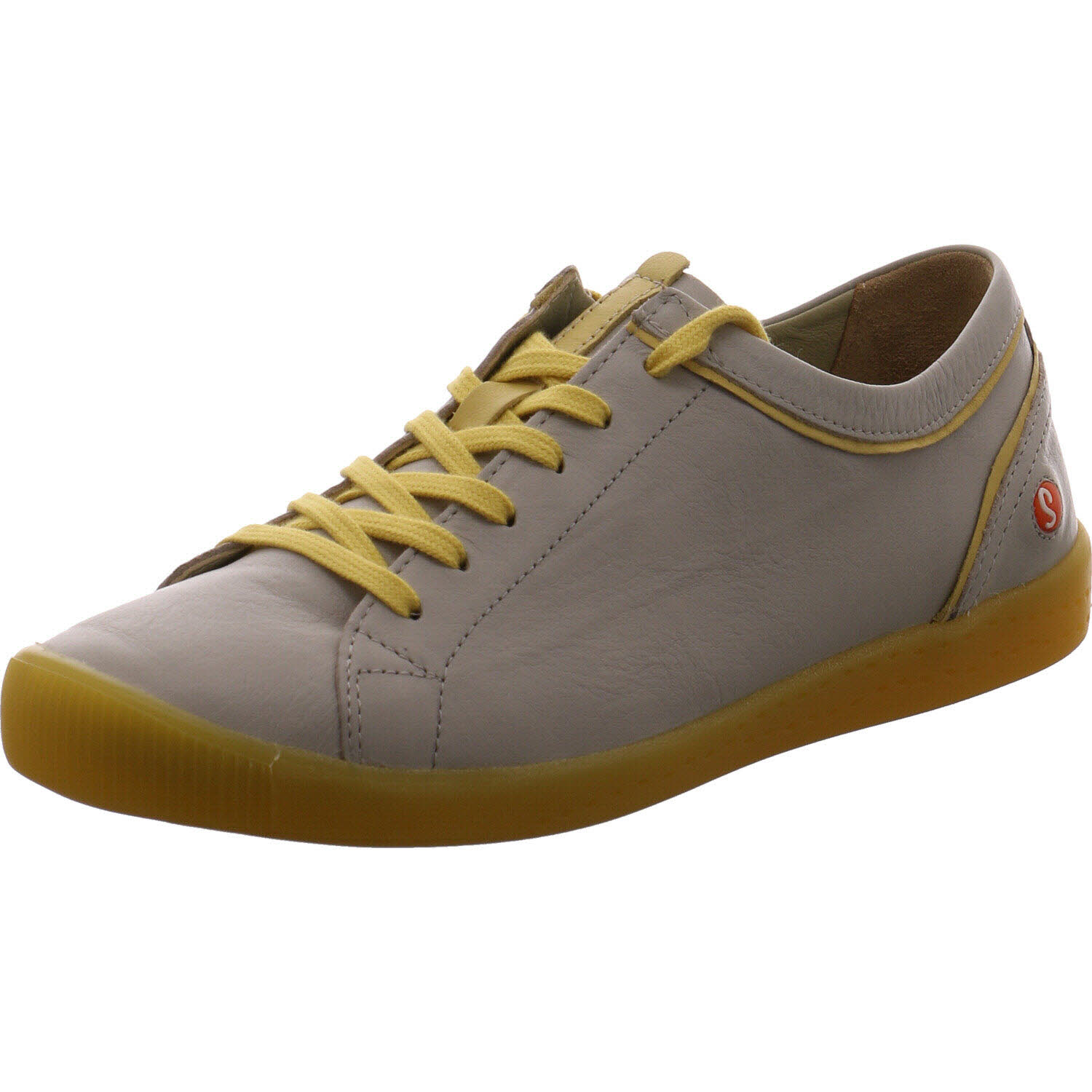 Softinos Sneaker low Grau/gelb für Damen