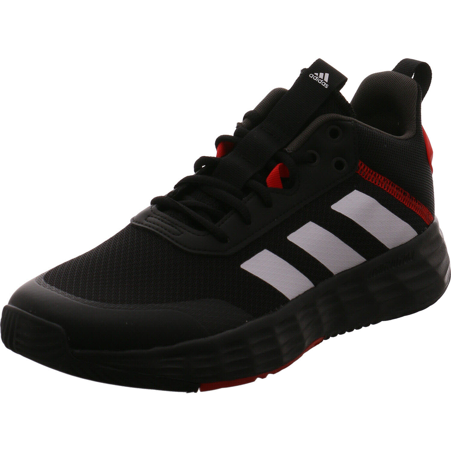 Adidas Sneaker low ownthegame 2.0 Schwarz/weiß/rot für Herren