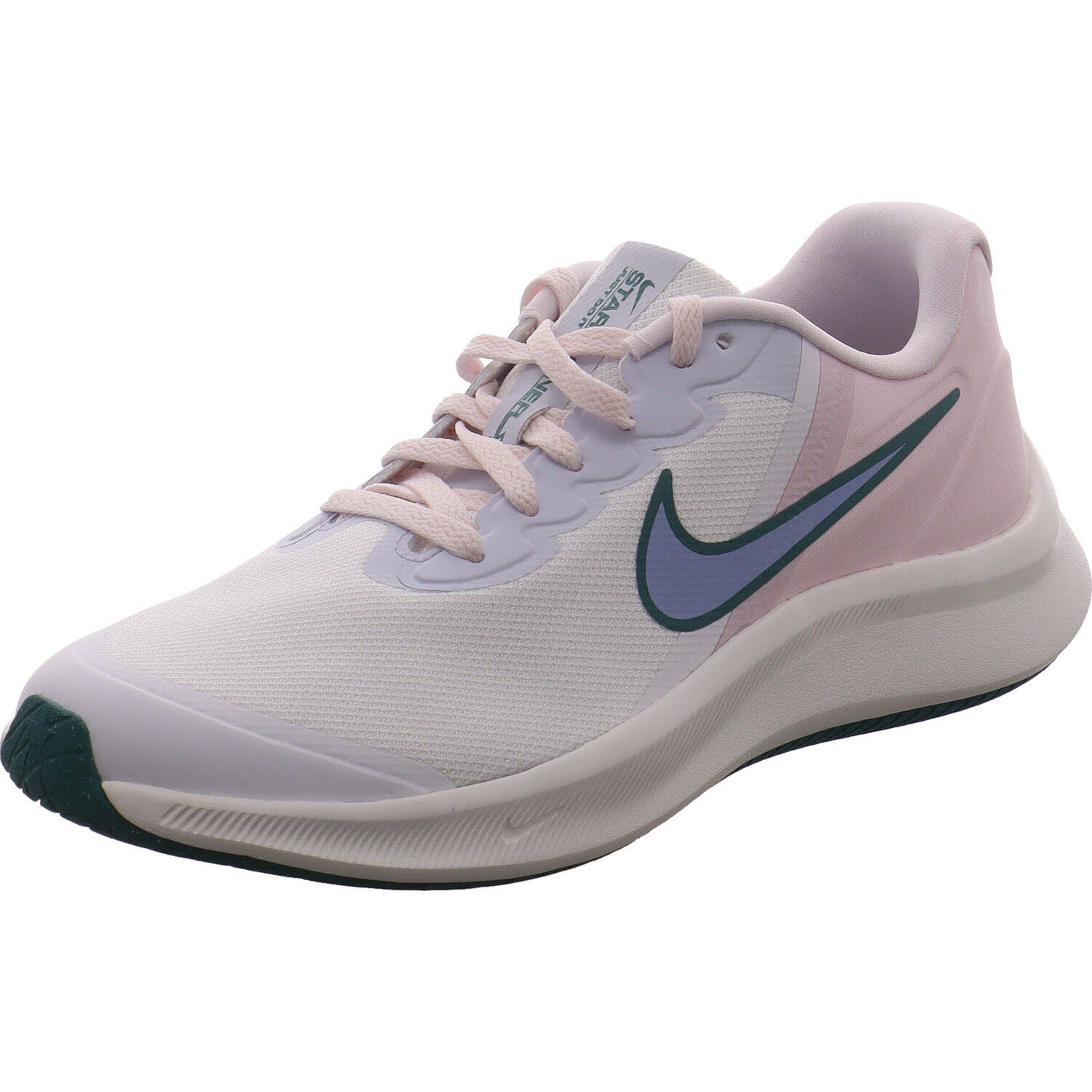 Nike Sneaker low Star Runner 3 Weiß/rosa/lila für Mädchen