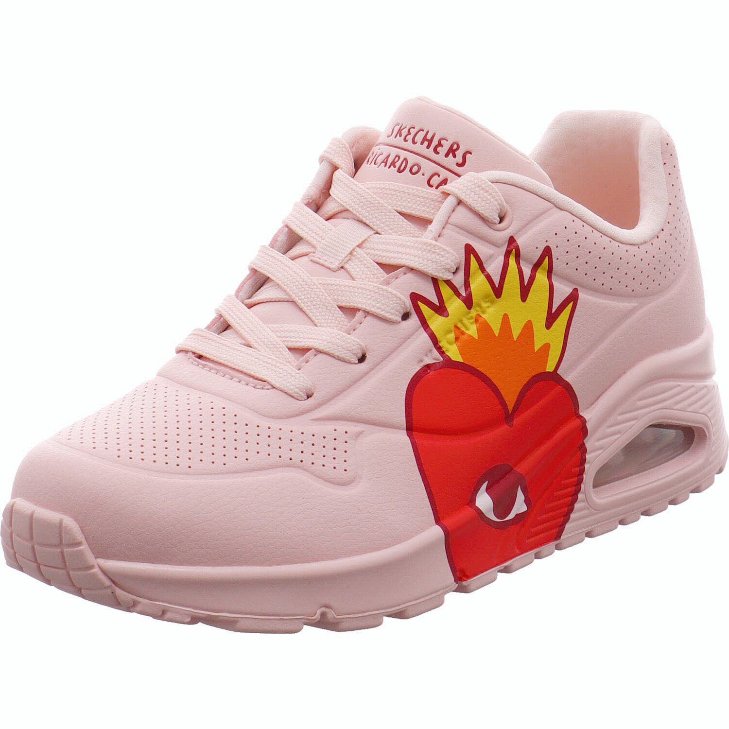 Skechers Sneaker low Uno - Flaming Heart Rosa für Damen